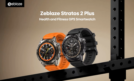 Zeblaze Stratos 2 Plus - Smartwatch para Praticantes de Esporte - AMOLED - Bússola - Altímetro - Barométro