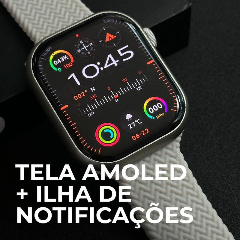 Xw9 Pro Smartwatch - Tela Amoled E Cpu Dual Core