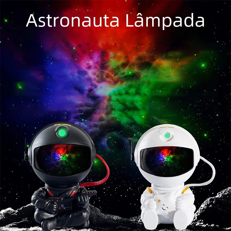 Projetor de Estrelas e Nebula -  Astronauta Galaxy (NOVOS MODELOS!)