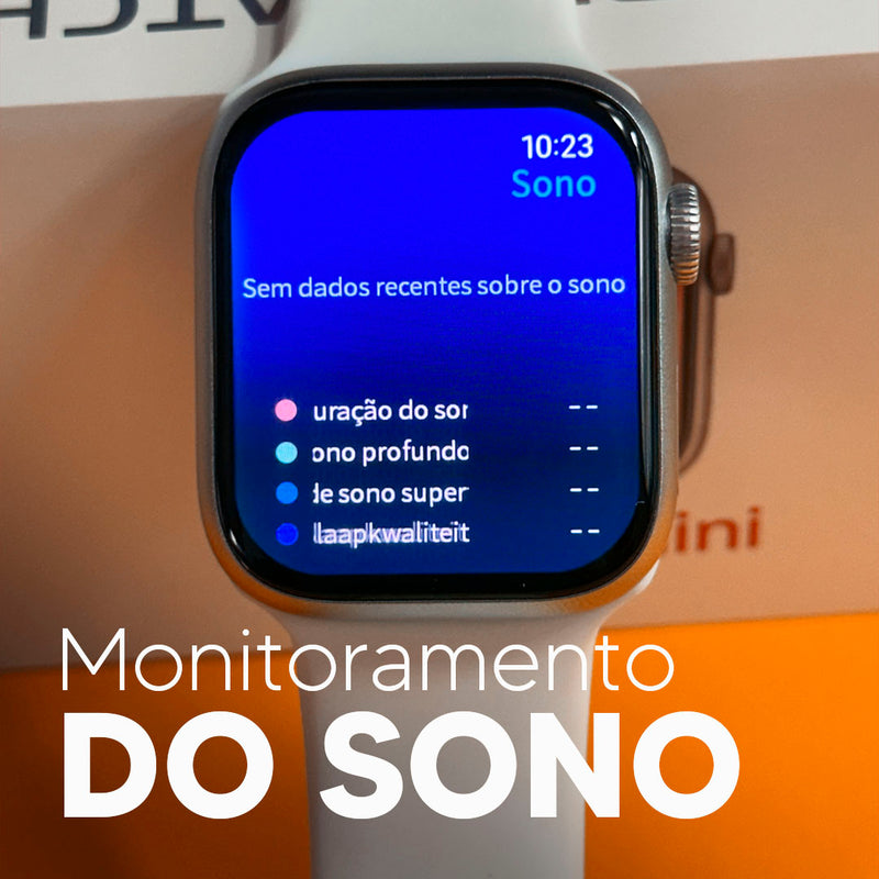 Series 9 mini Smartwatch - AMOLED - 4GB memória interna