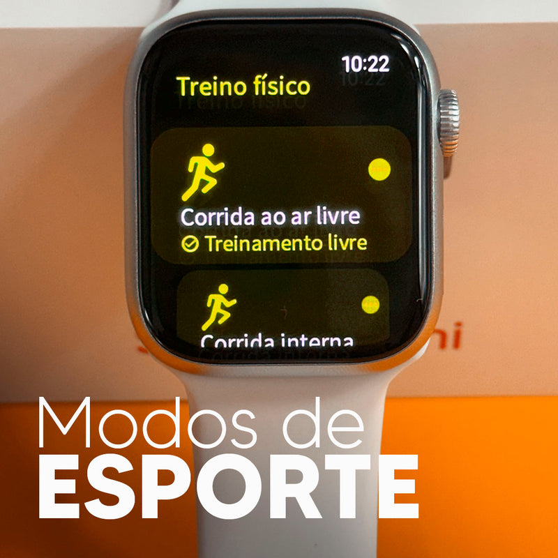 Series 9 mini Smartwatch - AMOLED - 4GB memória interna