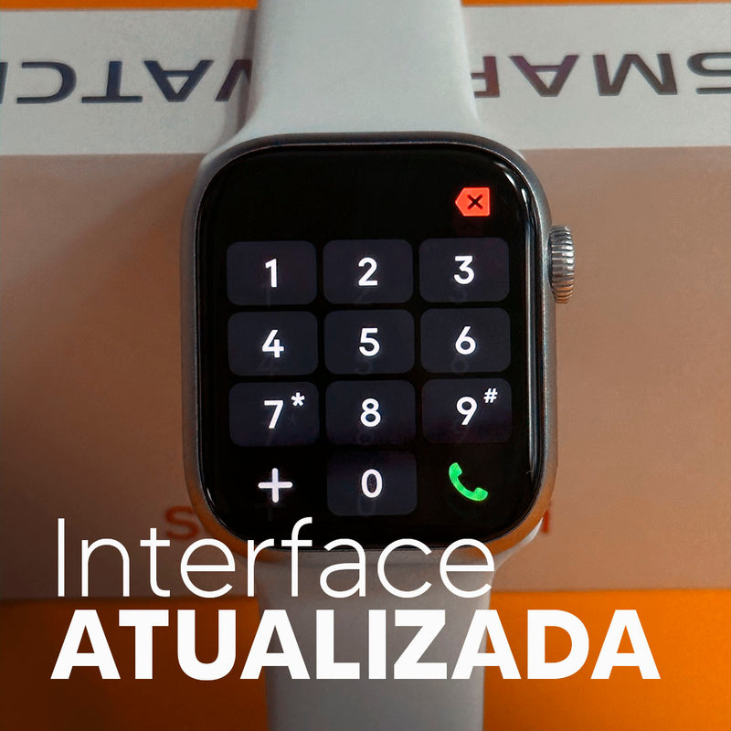 Series 9 mini Smartwatch - AMOLED - 4GB memória interna